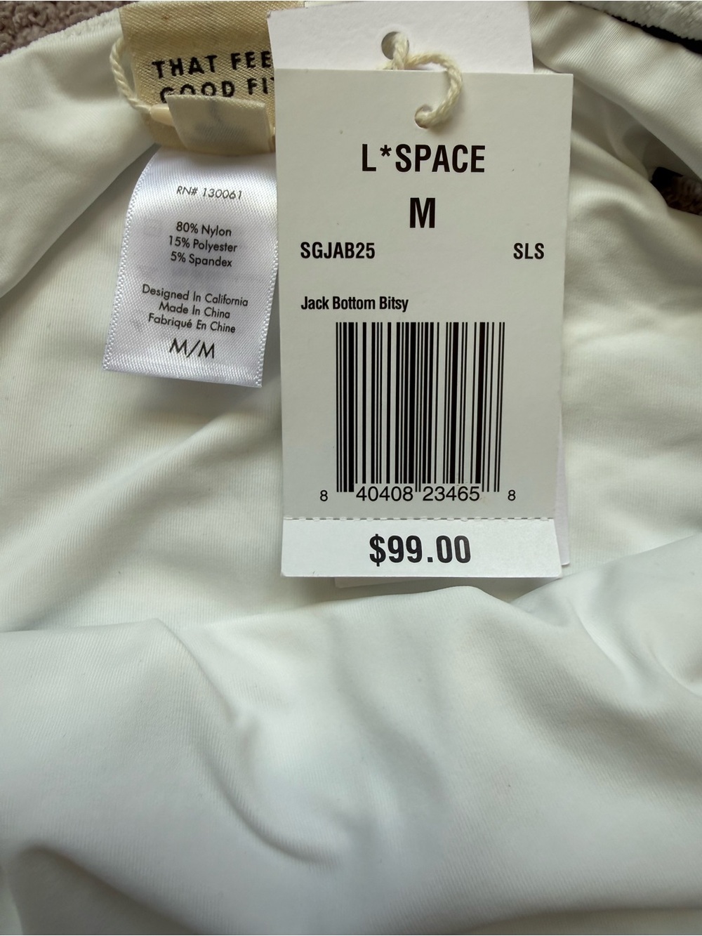 NEW - l*space x REVOLVE - SET - Tulip Top /Jack Bottom Bitsy - SAIL ALONG STRIPE - Picture 7 of 12